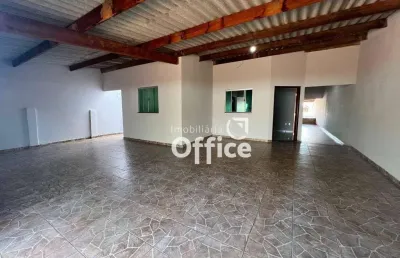 Casa com 3 quartos sendo um suite, sala ,cozinha com balcao americano, à venda, 182 m² por r$ 450.000 - jardim das américas 3ª etapa - anápolis/go