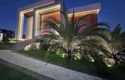 Casa com 4 dormitórios à venda, 386 m² por r$ 4.480.000,00 - condomínio grand trianon  - anápolis/go