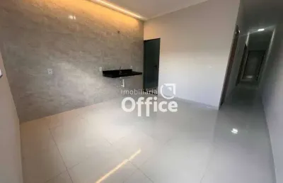 Casa com 3 dormitórios à venda, 70 m² por r$ 245.000,00 - residencial flor do cerrado - anápolis/go