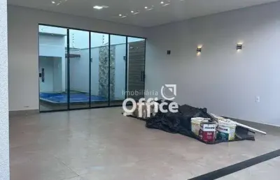 Casa à venda com 3 suítes e piscina aquecida à venda, 186 m² por r$ 850.000 - chácaras colorado - anápolis/go