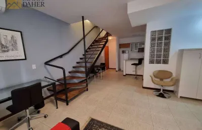 Apartamento flat duplex com 2 dormitórios à venda, 83 m² por r$ 690.000 - parque residencial aquarius - são josé dos campos/sp