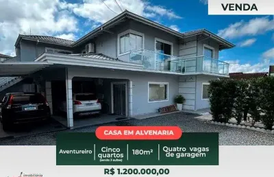 Casa em condomínio fechado com 5 quartos à venda na Servidão Irineo Silva, 59, Aventureiro, Joinville