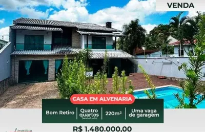 Casa em condomínio fechado com 4 quartos à venda na Rua Itá, 106, Bom Retiro, Joinville