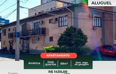 Loft com 2 quartos para alugar na Rua Padre Antônio Vieira, 137, América, Joinville