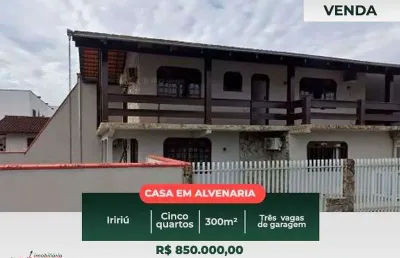 Casa em condomínio fechado com 3 quartos à venda na Rua João Reinhold, 380, Iririú, Joinville
