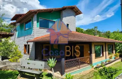 Casa em condomínio fechado com 5 quartos à venda na estrada da caneca fina, caneca fina, guapimirim, 570 m2 por r$ 1.500.000
