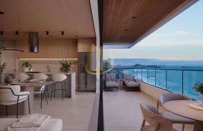 Apartamento de 3 suites, sendo 1 suite master a 160 metros do mar no centro de balneario picarras.