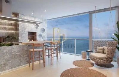 Apartamento vista mar permanente com 3 suites no centro de picarras - exclusividade alto padrao.