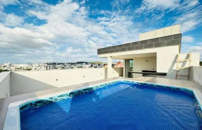 Cobertura para venda com 228 metros quadrados com 4 quartos em serrano - belo horizonte - mg