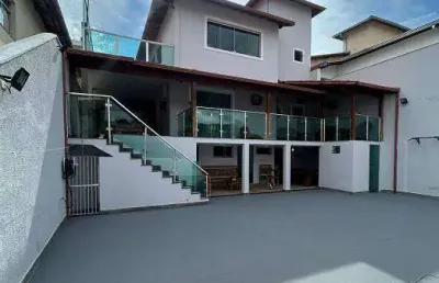 Casa para venda com 360 metros quadrados com 4 quartos em santa mônica - belo horizonte - mg