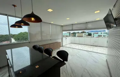 Cobertura para venda com 160 metros quadrados com 3 quartos em itapoã - belo horizonte - mg