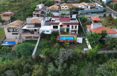 Espetacular mansão com vista para lagoa em lagoa santa bairro lundceia.