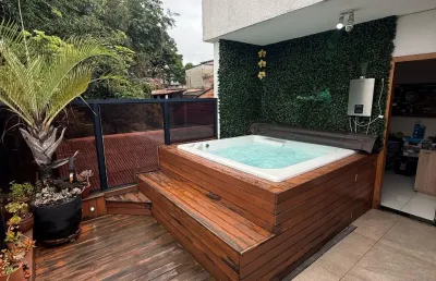Cobertura 3 quartos 1 suíte 3 salas 2 vagas - santa mônica