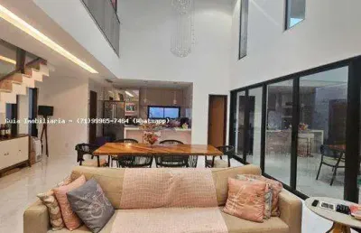 Apartamento para venda em camaçari, alphaville (abrantes), 4 dormitórios, 4 suítes, 5 banheiros, 4 vagas
