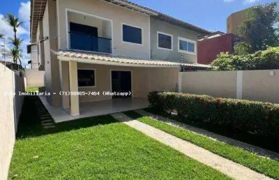Casa em condomínio para venda em salvador, itapuã, 3 dormitórios, 1 suíte, 4 banheiros, 3 vagas