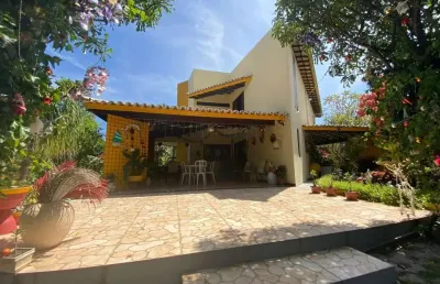 Casa em condomínio para venda em camaçari, busca vida (abrantes), 4 dormitórios, 4 suítes, 6 banheiros, 10 vagas