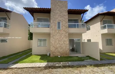 Casa em condomínio para venda em camaçari, jauá (abrantes), 3 dormitórios, 3 suítes, 4 banheiros, 2 vagas