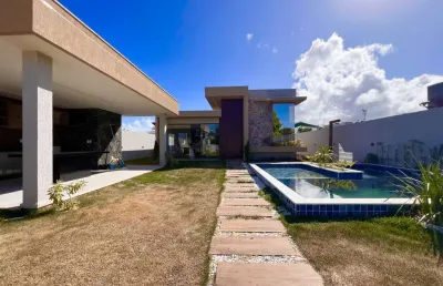 Casa em condomínio para venda em camaçari, barra do jacuipe, 3 dormitórios, 2 suítes, 3 banheiros, 2 vagas