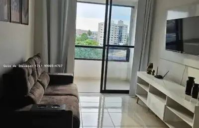 Apartamento para venda em salvador, jardim das margaridas, 3 dormitórios, 1 suíte, 2 banheiros, 2 vagas