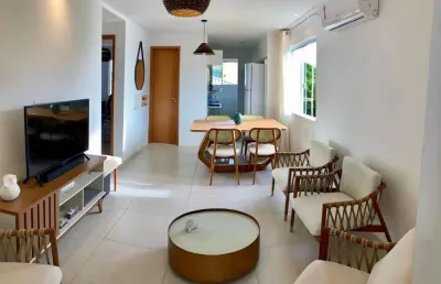 Apartamento para venda em camaçari, guarajuba (monte gordo), 2 dormitórios, 2 suítes, 1 vaga