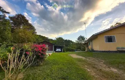 Sítio em antonina  cinco tanques de peixes e duas nascentes com 84.300m² toda cercada