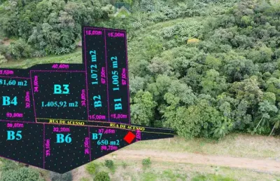 Lotes a partir de 1.000 metros  na são joão da graciosa próximo ao rio e cachoeiras  em morretes