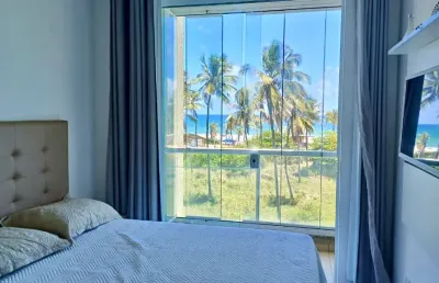 2 quartos decorado e mobiliado no edf ilha de santorini em stella mares