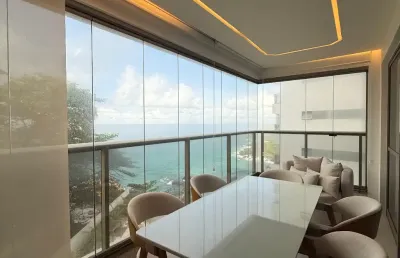 Alugo 2 quartos mobiliado no edf beach class ondina