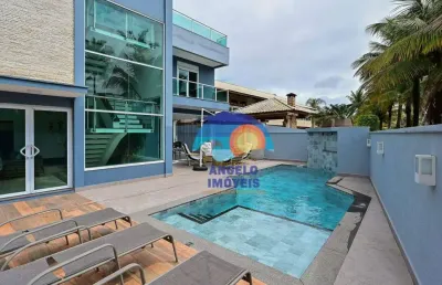 Sobrado com 4 dormitórios à venda, 370 m² por r$ 3.100.000,00 - bougainvillee i - peruíbe/sp