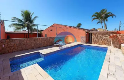 Casa com 3 dormitórios à venda, 170 m² por r$ 900.000,00 - balneário três marias - peruíbe/sp