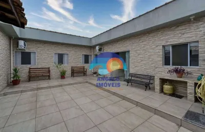 Casa com 3 dormitórios, 220 m² - venda por r$ 500.000,00 ou aluguel por r$ 2.700,00/mês - jardim peruíbe - peruíbe/sp