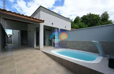 Casa com 2 dormitórios à venda, 71 m² por r$ 350.000,00 - parque balneário oásis - peruíbe/sp