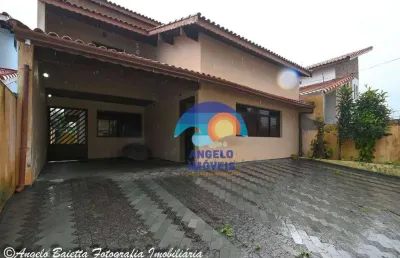 Sobrado lado praia com 3 dormitórios à venda, 196 m² por r$ 550.000 - jardim casablanca - peruíbe/sp