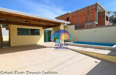 Casa com 3 dormitórios à venda, 140 m² por r$ 700.000,00 - balneário três marias - peruíbe/sp