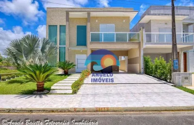 Sobrado em condominio fechado com 5 dormitórios à venda, 250 m² por r$ 1.600.000 - bougainvillee iv - peruíbe/sp