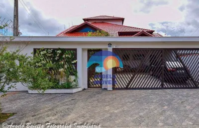 Sobrado lado praia com 5 dormitórios à venda, 235 m² por r$ 800.000 - jardim ribamar - peruíbe/sp