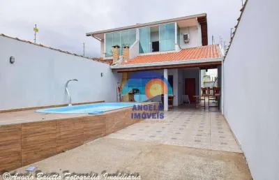 Sobrado com 3 dormitórios à venda, 111 m² por r$ 500.000,00 - balneário stella maris - peruíbe/sp