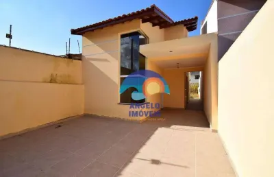 Sobrado com 3 dormitórios à venda, 97 m² por r$ 440.000,00 - parque d'aville residencial - peruíbe/sp