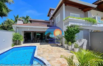 Sobrado com 4 dormitórios à venda, 260 m² por r$ 1.500.000,00 - jardim imperador - peruíbe/sp