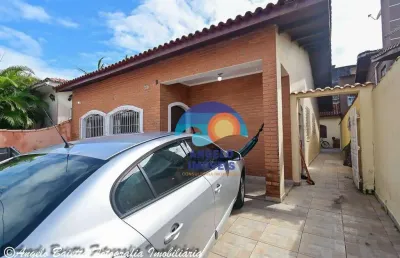 Casa lado praia com 3 dormitórios à venda, 139 m² por r$ 450.000 - balneário três marias - peruíbe/sp