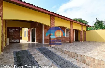 Casa com 3 dormitórios à venda, 150 m² por r$ 500.000,00 - balneário florida - peruíbe/sp