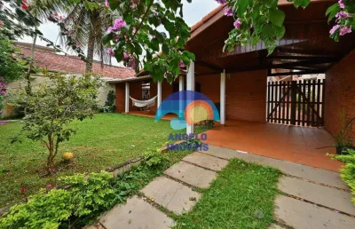 Casa lado praia com 3 dormitórios à venda, 180 m² por r$ 600.000 - jardim ribamar - peruíbe/sp