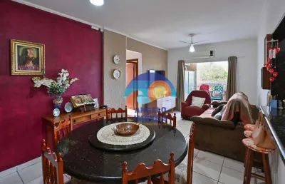 Apartamento com 2 dormitórios à venda, 100 m² por r$ 410.000 - balneário três marias - peruíbe/sp