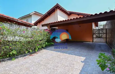 Casa a 100 metros da praia com 3 dormitórios à venda, 140 m² por r$ 500.000 - cidade nova peruibe - peruíbe/sp