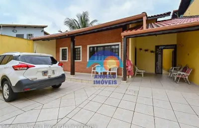 Casa com 3 dormitórios, sendo 2 suítes, à venda, 185 m² por r$ 510.000 - jardim casablanca - peruíbe/sp
