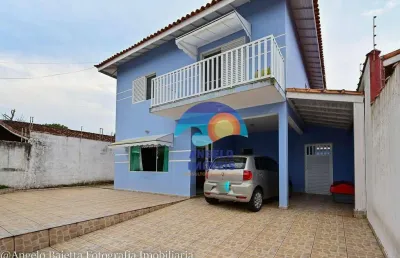 Sobrado com 4 dormitórios à venda, 167 m² por r$ 640.000 - balneario florida - peruíbe/sp