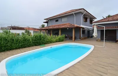 Sobrado com 5 dormitórios à venda, 373 m² por r$ 1.200.000,00 - jardim ribamar - peruíbe/sp