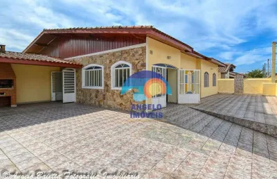 Casa com 3 dormitórios à venda, 97 m² por r$ 390.000,00 - balneário florida - peruíbe/sp