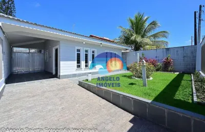 Casa lado praia com 3 dormitórios à venda, 124 m² - peruíbe/sp