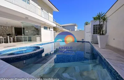 Sobrado com 4 dormitórios à venda, 322 m² por r$ 2.300.000,00 - bougainvillee i - peruíbe/sp